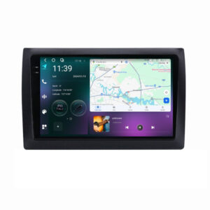Navigatie dedicata cu Android Fiat Stilo 2001 - 2011, 12GB RAM, Radio GPS Dual Zone, Display 2K QLED 9.5" Touchscreen, Internet Wi-Fi si slot SIM 4G, Bluetooth, MirrorLink, USB