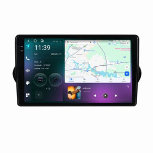 Navigatie dedicata cu Android Fiat Tipo dupa 2015, 12GB RAM, Radio GPS Dual Zone, Display 2K QLED 9.5" Touchscreen, Internet Wi-Fi si slot SIM 4G, Bluetooth, MirrorLink, USB