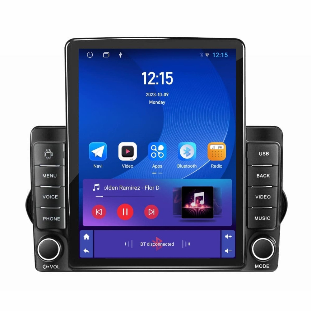 Navigatie dedicata cu Android Fiat Tipo dupa 2015, 1GB RAM, Radio GPS Dual Zone, Touchscreen IPS 9.7" HD tip Tesla, Internet Wi-Fi, Bluetooth, MirrorLink, USB