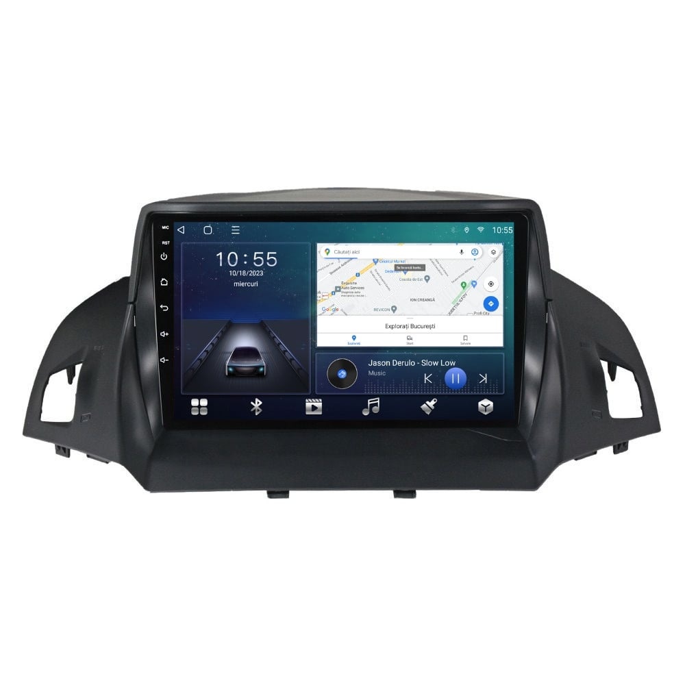 Navigatie dedicata cu Android Ford C-Max II / Grand C-Max 2010 - 2019, 2GB RAM, Radio GPS Dual Zone, Display HD QLED 9" Touchscreen, Internet Wi-Fi si slot SIM 4G, Bluetooth, MirrorLink, USB
