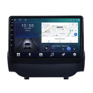 Navigatie dedicata cu Android Ford Ecosport 2012 - 2018, 2GB RAM, Radio GPS Dual Zone, Display HD QLED 9" Touchscreen, Internet Wi-Fi si slot SIM 4G, Bluetooth, MirrorLink, USB