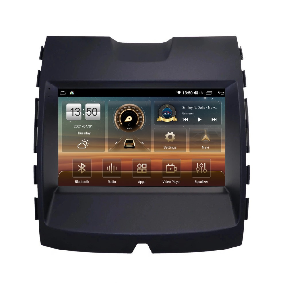 Navigatie dedicata cu Android Ford Edge 2016 - 2021 cu navigatie originala, 4GB RAM, Radio GPS Dual Zone, Display HD QLED 9" Touchscreen, Internet Wi-Fi si slot SIM 4G, Bluetooth, MirrorLink, USB