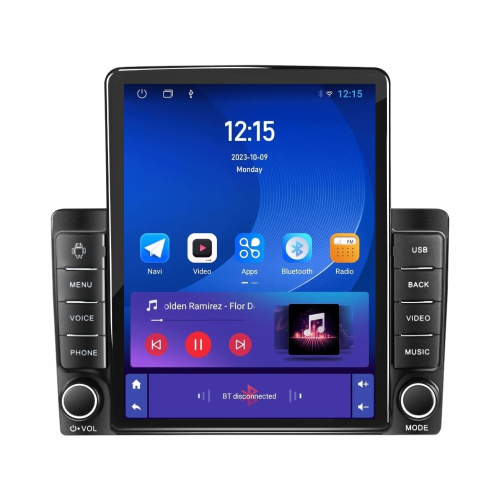 Navigatie dedicata cu Android Ford Fiesta V 2005 - 2008, 1GB RAM, Radio GPS Dual Zone, Touchscreen IPS 9.7" HD tip Tesla, Internet Wi-Fi, Bluetooth, MirrorLink, USB