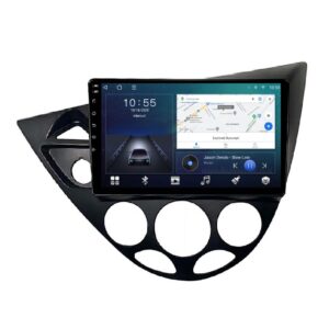Navigatie dedicata cu Android Ford Focus I 1998 - 2005, 2GB RAM, Radio GPS Dual Zone, Display HD QLED 9" Touchscreen, Internet Wi-Fi si slot SIM 4G, Bluetooth, MirrorLink, USB