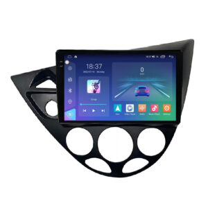 Navigatie dedicata cu Android Ford Focus I 1998 - 2005, 4GB RAM, Radio GPS Dual Zone, Display 2K QLED 9.5" Touchscreen, Internet Wi-Fi si slot SIM 4G, Bluetooth, MirrorLink, USB