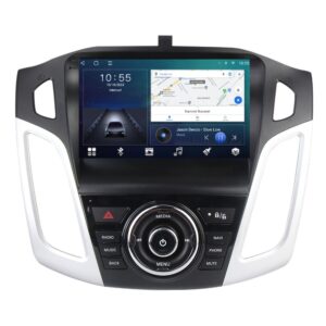 Navigatie dedicata cu Android Ford Focus III 2011 - 2018, 2GB RAM, Radio GPS Dual Zone, Display HD QLED 9" Touchscreen, Internet Wi-Fi si slot SIM 4G, Bluetooth, MirrorLink, USB