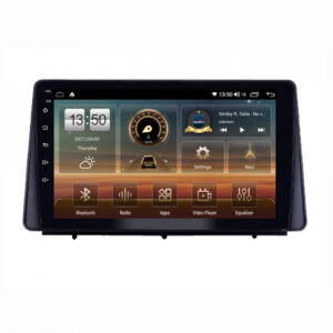 Navigatie dedicata cu Android Ford Focus IV dupa 2018, 4GB RAM, Radio GPS Dual Zone, Display HD QLED 10" Touchscreen, Internet Wi-Fi si slot SIM 4G, Bluetooth, MirrorLink, USB