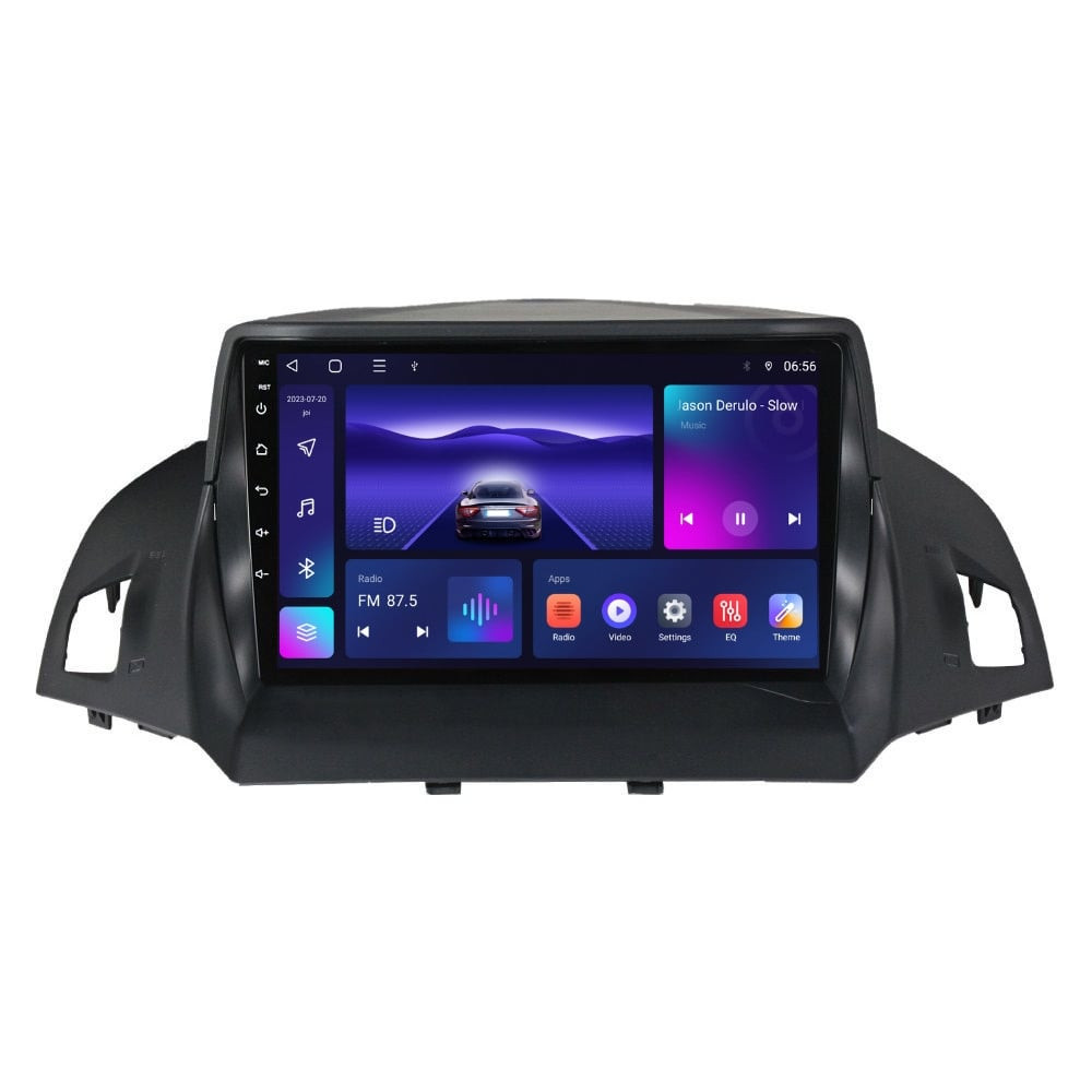 Navigatie dedicata cu Android Ford Kuga II 2012 - 2019, 3GB RAM, Radio GPS Dual Zone, Display HD QLED 9" Touchscreen, Internet Wi-Fi si slot SIM 4G, Bluetooth, MirrorLink, USB