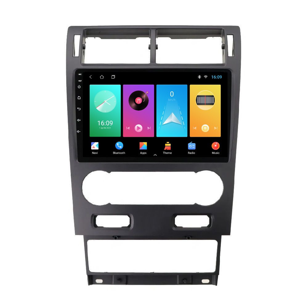 Navigatie dedicata cu Android Ford Mondeo III 2000 - 2007, clima automata, 1GB RAM, Radio GPS Dual Zone, Display HD IPS 9" Touchscreen, Internet Wi-Fi, Bluetooth, MirrorLink, USB