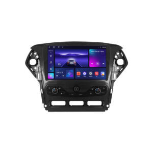 Navigatie dedicata cu Android Ford Mondeo IV 2011 - 2014 cu navigatie originala, 3GB RAM, Radio GPS Dual Zone, Display HD QLED 9" Touchscreen, Internet Wi-Fi si slot SIM 4G, Bluetooth, MirrorLink, USB