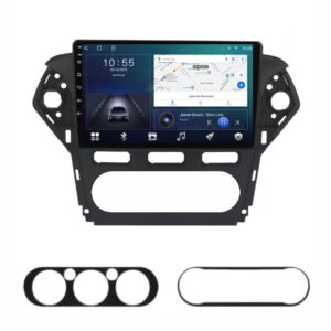 Navigatie dedicata cu Android Ford Mondeo IV 2011 - 2014 fara navigatie originala, 2GB RAM, Radio GPS Dual Zone, Display HD QLED 10" Touchscreen, Internet Wi-Fi si slot SIM 4G, Bluetooth, MirrorLink, USB