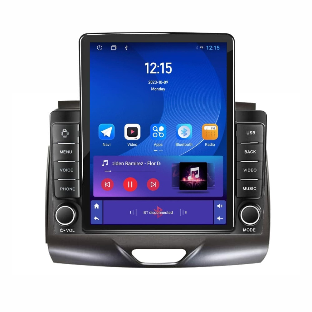 Navigatie dedicata cu Android Ford Ranger dupa 2015 cu navigatie originala, 1GB RAM, Radio GPS Dual Zone, Touchscreen IPS 9.7" HD tip Tesla, Internet Wi-Fi, Bluetooth, MirrorLink, USB