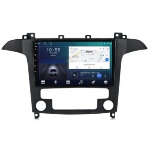 Navigatie dedicata cu Android Ford S-Max I / Galaxy II 2006 - 2015, clima automata, 2GB RAM, Radio GPS Dual Zone, Display HD QLED 9" Touchscreen, Internet Wi-Fi si slot SIM 4G, Bluetooth, MirrorLink, USB