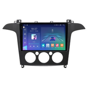 Navigatie dedicata cu Android Ford S-Max I / Galaxy II 2006 - 2015, clima manuala, 8GB RAM, Radio GPS Dual Zone, Display 2K QLED 9.5" Touchscreen, Internet Wi-Fi si slot SIM 4G, Bluetooth, MirrorLink, USB