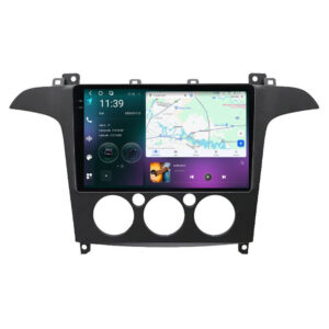 Navigatie dedicata cu Android Ford S-Max I / Galaxy II 2006 - 2015, clima manuala, 12GB RAM, Radio GPS Dual Zone, Display 2K QLED 9.5" Touchscreen, Internet Wi-Fi si slot SIM 4G, Bluetooth, MirrorLink, USB