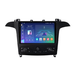 Navigatie dedicata cu Android Ford S-Max I / Galaxy II 2006 - 2015 cu navigatie originala, 8GB RAM, Radio GPS Dual Zone, Display 2K QLED 9.5" Touchscreen, Internet Wi-Fi si slot SIM 4G, Bluetooth, MirrorLink, USB