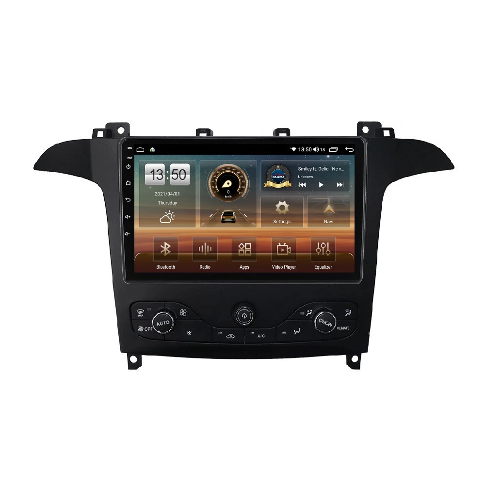 Navigatie dedicata cu Android Ford S-Max I / Galaxy II 2006 - 2015 cu navigatie originala, 8GB RAM, Radio GPS Dual Zone, Display HD QLED 9" Touchscreen, Internet Wi-Fi si slot SIM 4G, Bluetooth, MirrorLink, USB