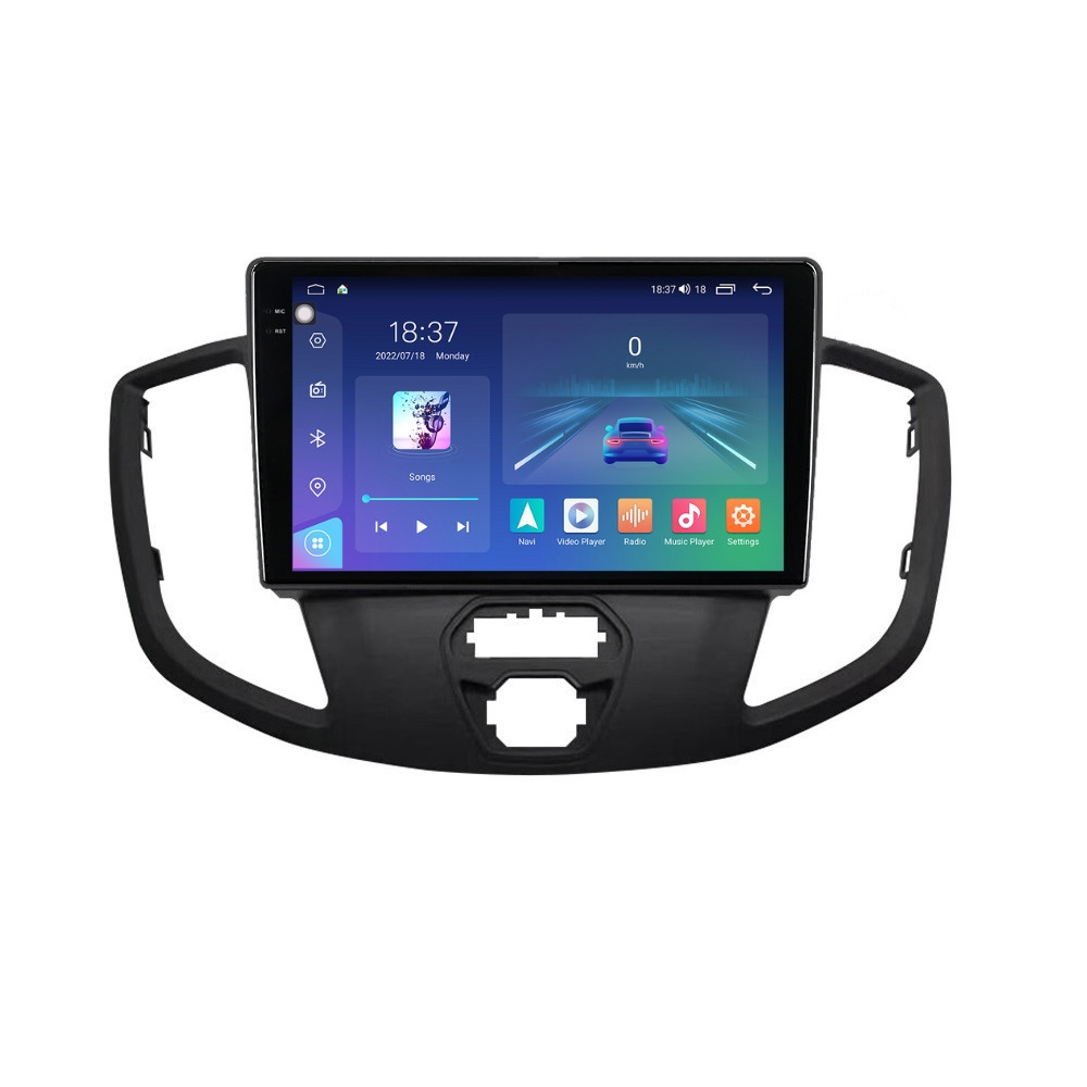 Navigatie dedicata cu Android Ford Transit 2014 - 2020, 4GB RAM, Radio GPS Dual Zone, Display 2K QLED 9.5" Touchscreen, Internet Wi-Fi si slot SIM 4G, Bluetooth, MirrorLink, USB