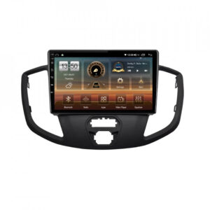 Navigatie dedicata cu Android Ford Transit 2014 - 2020, 4GB RAM, Radio GPS Dual Zone, Display HD QLED 9" Touchscreen, Internet Wi-Fi si slot SIM 4G, Bluetooth, MirrorLink, USB