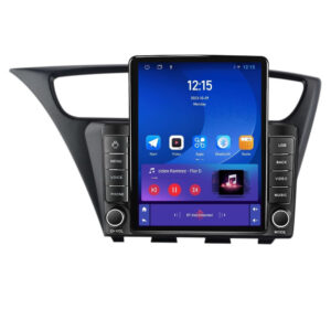 Navigatie dedicata cu Android Honda Civic IX Hatchback 2011 - 2015, 1GB RAM, Radio GPS Dual Zone, Touchscreen IPS 9.7" HD tip Tesla, Internet Wi-Fi, Bluetooth, MirrorLink, USB