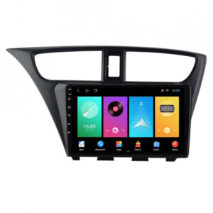 Navigatie dedicata cu Android Honda Civic IX Hatchback 2011 - 2015, 2GB RAM, Radio GPS Dual Zone, Display HD IPS 9" Touchscreen, Internet Wi-Fi, Bluetooth, MirrorLink, USB