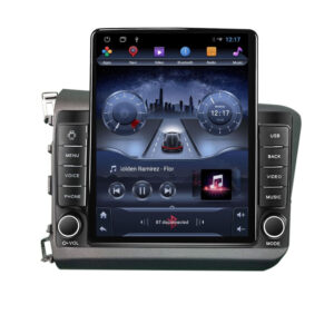 Navigatie dedicata cu Android Honda Civic IX Sedan 2011 - 2015, 2GB RAM, Radio GPS Dual Zone, Touchscreen IPS 9.7" HD tip Tesla, Internet Wi-Fi, Bluetooth, MirrorLink, USB