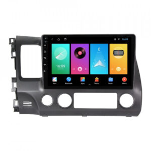 Navigatie dedicata cu Android Honda Civic VIII Sedan 2006 - 2011, 1GB RAM, Radio GPS Dual Zone, Display HD IPS 10" Touchscreen, Internet Wi-Fi, Bluetooth, MirrorLink, USB