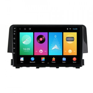 Navigatie dedicata cu Android Honda Civic X 2015 - 2021, 2GB RAM, Radio GPS Dual Zone, Display HD IPS 9" Touchscreen, Internet Wi-Fi, Bluetooth, MirrorLink, USB