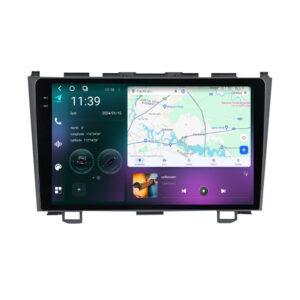 Navigatie dedicata cu Android Honda CR-V III 2006 - 2012, 12GB RAM, Radio GPS Dual Zone, Display 2K QLED 9.5" Touchscreen, Internet Wi-Fi si slot SIM 4G, Bluetooth, MirrorLink, USB