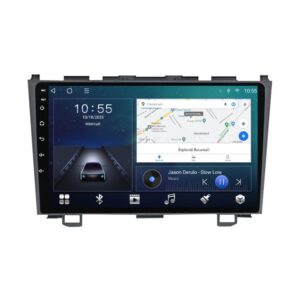 Navigatie dedicata cu Android Honda CR-V III 2006 - 2012, 2GB RAM, Radio GPS Dual Zone, Display HD QLED 9" Touchscreen, Internet Wi-Fi si slot SIM 4G, Bluetooth, MirrorLink, USB