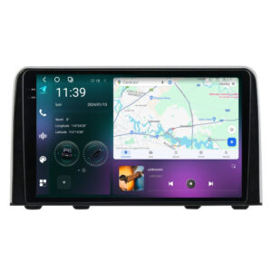 Navigatie dedicata cu Android Honda CR-V V 2017 - 2022, 12GB RAM, Radio GPS Dual Zone, Display 2K QLED 9.5" Touchscreen, Internet Wi-Fi si slot SIM 4G, Bluetooth, MirrorLink, USB