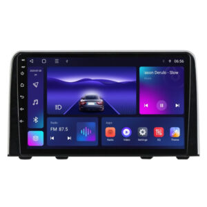 Navigatie dedicata cu Android Honda CR-V V 2017 - 2022, 3GB RAM, Radio GPS Dual Zone, Display HD QLED 9" Touchscreen, Internet Wi-Fi si slot SIM 4G, Bluetooth, MirrorLink, USB