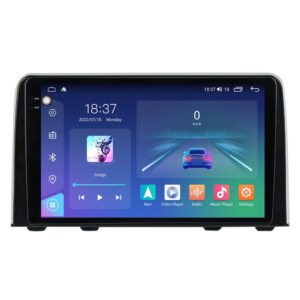 Navigatie dedicata cu Android Honda CR-V V 2017 - 2022, 4GB RAM, Radio GPS Dual Zone, Display 2K QLED 9.5" Touchscreen, Internet Wi-Fi si slot SIM 4G, Bluetooth, MirrorLink, USB