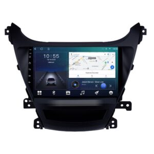 Navigatie dedicata cu Android Hyundai Elantra V 2014 - 2016, 2GB RAM, Radio GPS Dual Zone, Display HD QLED 9" Touchscreen, Internet Wi-Fi si slot SIM 4G, Bluetooth, MirrorLink, USB