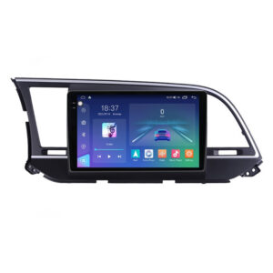 Navigatie dedicata cu Android Hyundai Elantra VI 2015 - 2018, 4GB RAM, Radio GPS Dual Zone, Display 2K QLED 9.5" Touchscreen, Internet Wi-Fi si slot SIM 4G, Bluetooth, MirrorLink, USB