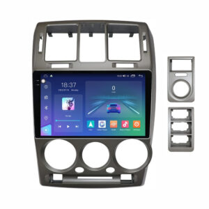 Navigatie dedicata cu Android Hyundai Getz 2001 - 2011, 4GB RAM, Radio GPS Dual Zone, Display 2K QLED 9.5" Touchscreen, Internet Wi-Fi si slot SIM 4G, Bluetooth, MirrorLink, USB