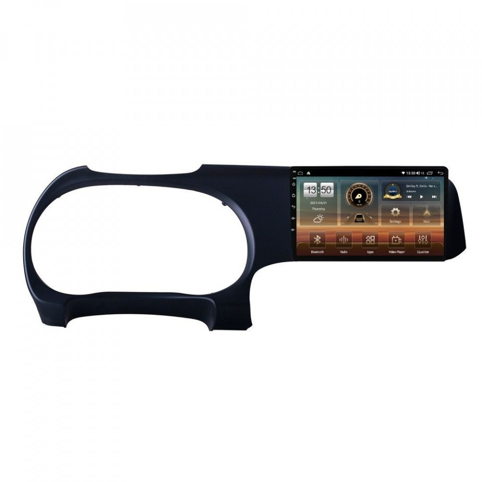 Navigatie dedicata cu Android Hyundai i10 dupa 2020, 6GB RAM, Radio GPS Dual Zone, Display HD QLED 9" Touchscreen, Internet Wi-Fi si slot SIM 4G, Bluetooth, MirrorLink, USB