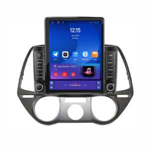 Navigatie dedicata cu Android Hyundai i20 2008 - 2012, clima manuala, 1GB RAM, Radio GPS Dual Zone, Touchscreen IPS 9.7" HD tip Tesla, Internet Wi-Fi, Bluetooth, MirrorLink, USB