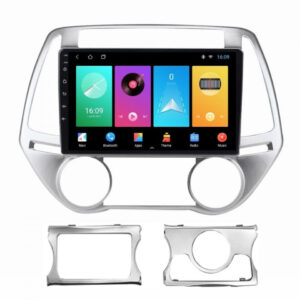 Navigatie dedicata cu Android Hyundai i20 2012 - 2014, 2GB RAM, Radio GPS Dual Zone, Display HD IPS 9" Touchscreen, Internet Wi-Fi, Bluetooth, MirrorLink, USB