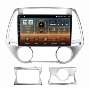 Navigatie dedicata cu Android Hyundai i20 2012 - 2014, 4GB RAM, Radio GPS Dual Zone, Display HD QLED 9" Touchscreen, Internet Wi-Fi si slot SIM 4G, Bluetooth, MirrorLink, USB