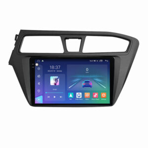 Navigatie dedicata cu Android Hyundai i20 2014 - 2018, 4GB RAM, Radio GPS Dual Zone, Display 2K QLED 9.5" Touchscreen, Internet Wi-Fi si slot SIM 4G, Bluetooth, MirrorLink, USB