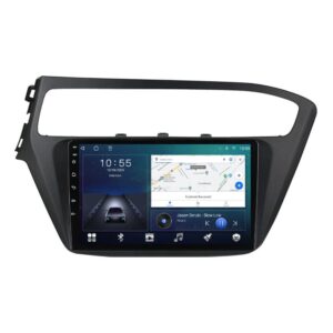 Navigatie dedicata cu Android Hyundai i20 2018 - 2020, 2GB RAM, Radio GPS Dual Zone, Display HD QLED 9" Touchscreen, Internet Wi-Fi si slot SIM 4G, Bluetooth, MirrorLink, USB