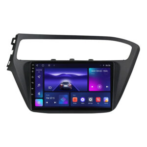 Navigatie dedicata cu Android Hyundai i20 2018 - 2020, 3GB RAM, Radio GPS Dual Zone, Display HD QLED 9" Touchscreen, Internet Wi-Fi si slot SIM 4G, Bluetooth, MirrorLink, USB