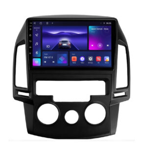 Navigatie dedicata cu Android Hyundai i30 2007 - 2012, clima manuala, 3GB RAM, Radio GPS Dual Zone, Display HD QLED 9" Touchscreen, Internet Wi-Fi si slot SIM 4G, Bluetooth, MirrorLink, USB