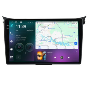 Navigatie dedicata cu Android Hyundai i30 2011 - 2017, 12GB RAM, Radio GPS Dual Zone, Display 2K QLED 9.5" Touchscreen, Internet Wi-Fi si slot SIM 4G, Bluetooth, MirrorLink, USB