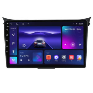 Navigatie dedicata cu Android Hyundai i30 2011 - 2017, 3GB RAM, Radio GPS Dual Zone, Display HD QLED 9" Touchscreen, Internet Wi-Fi si slot SIM 4G, Bluetooth, MirrorLink, USB