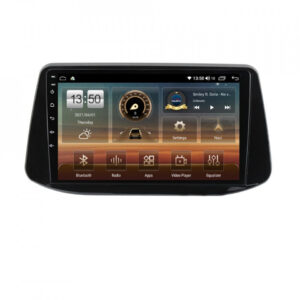 Navigatie dedicata cu Android Hyundai i30 dupa 2017, 6GB RAM, Radio GPS Dual Zone, Display HD QLED 9" Touchscreen, Internet Wi-Fi si slot SIM 4G, Bluetooth, MirrorLink, USB