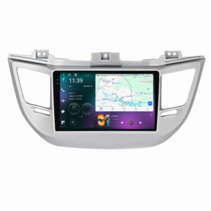 Navigatie dedicata cu Android Hyundai Tucson 2015 - 2018, 12GB RAM, Radio GPS Dual Zone, Display 2K QLED 9.5" Touchscreen, Internet Wi-Fi si slot SIM 4G, Bluetooth, MirrorLink, USB