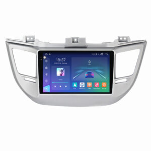Navigatie dedicata cu Android Hyundai Tucson 2015 - 2018, 8GB RAM, Radio GPS Dual Zone, Display 2K QLED 9.5" Touchscreen, Internet Wi-Fi si slot SIM 4G, Bluetooth, MirrorLink, USB
