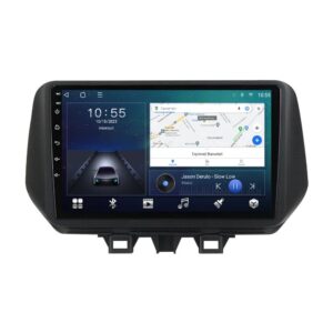 Navigatie dedicata cu Android Hyundai Tucson 2018 - 2020, 2GB RAM, Radio GPS Dual Zone, Display HD QLED 10" Touchscreen, Internet Wi-Fi si slot SIM 4G, Bluetooth, MirrorLink, USB
